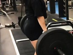 Big Ass Recorded Working Out In The Gym