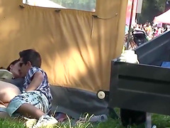 Spy Cam Sex Public By Amateur Teen Couple Caught At Music Festival