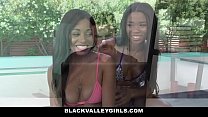 Black Valley Girls   Hot Ebony Besties (Anya Ivy) (Mya Mays) Enjoy Stepdads White Cock While Mom's Away