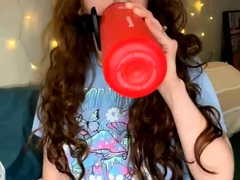 Beautiful Redhead Uses Toy To Masturbate