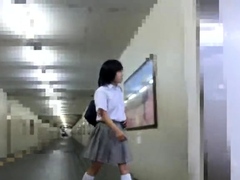 Japanese Cute Girl's Uniform Upskirt Panchira